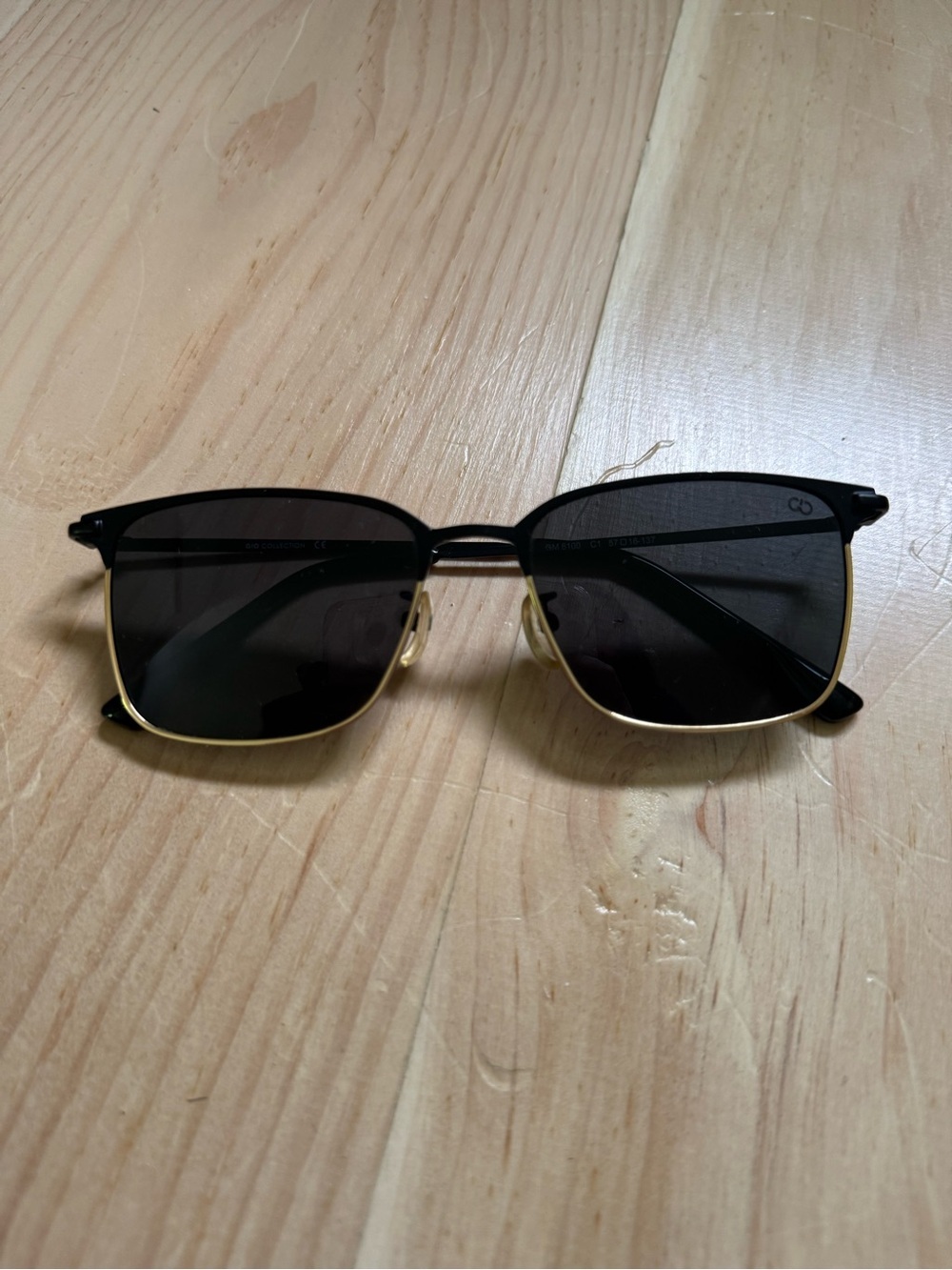 Giorgio Armani Gio Collection GM6100C01 57 Wayfarer Sunglasses
